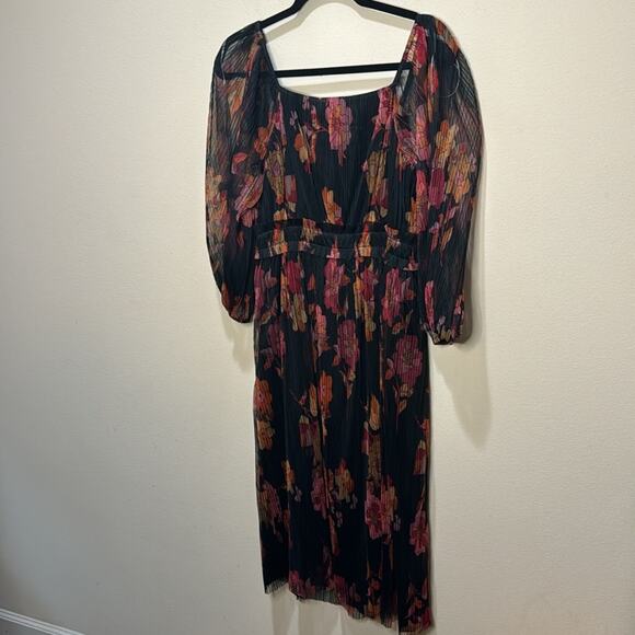 DR2 Sutton Floral Tulle Long Sleeve Dress Size M - Picture 9 of 9